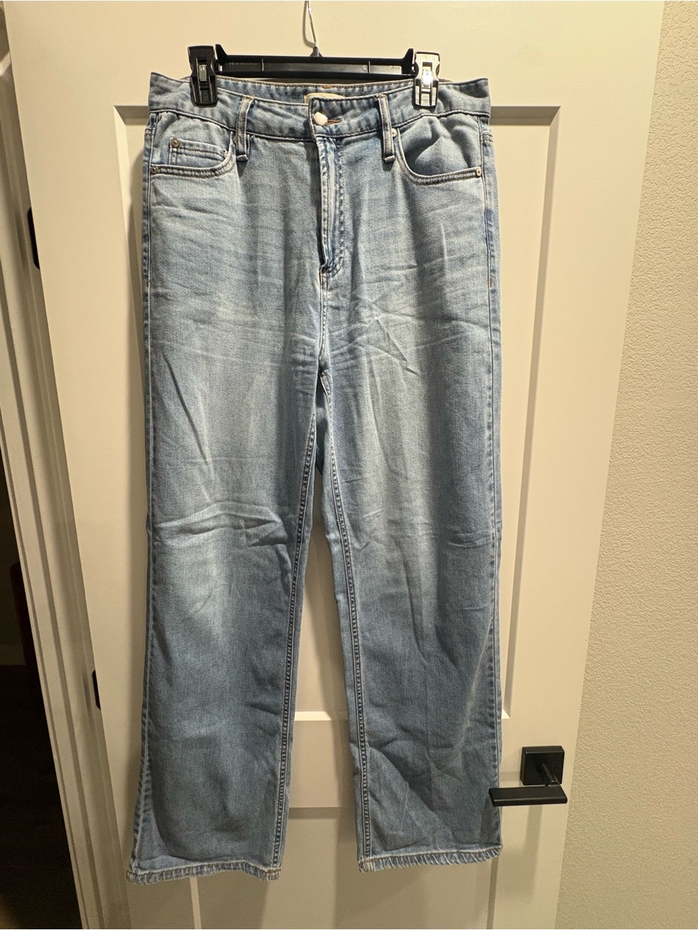 Oat New York Light Blue Straight-Leg Jeans